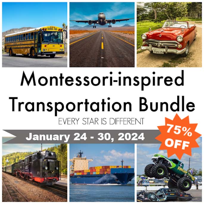 Montessori-Inspired Transportation Bundle