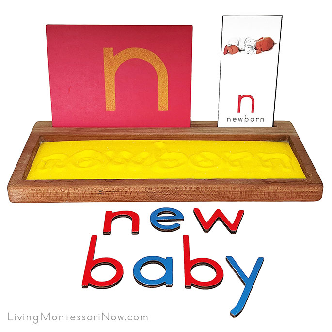 Sand Writing Tray for New Baby Unit