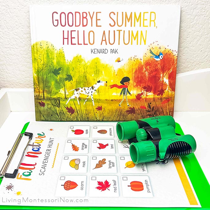 Goodbye Summer, Hello Autumn with Fall Scavenger Hunt Goodbye Summer, Hello Autumn with Fall Scavenger Hunt