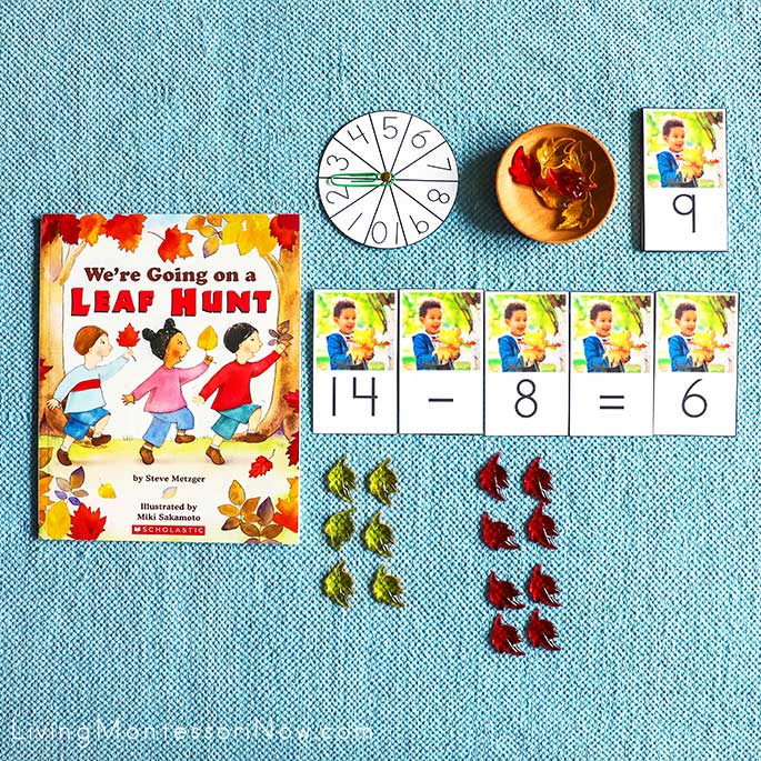 Leaf Hunt Subtraction Activity Leaf Hunt Subtraction Activity