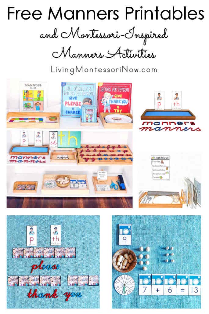 Manners Activities Archives Living Montessori Now