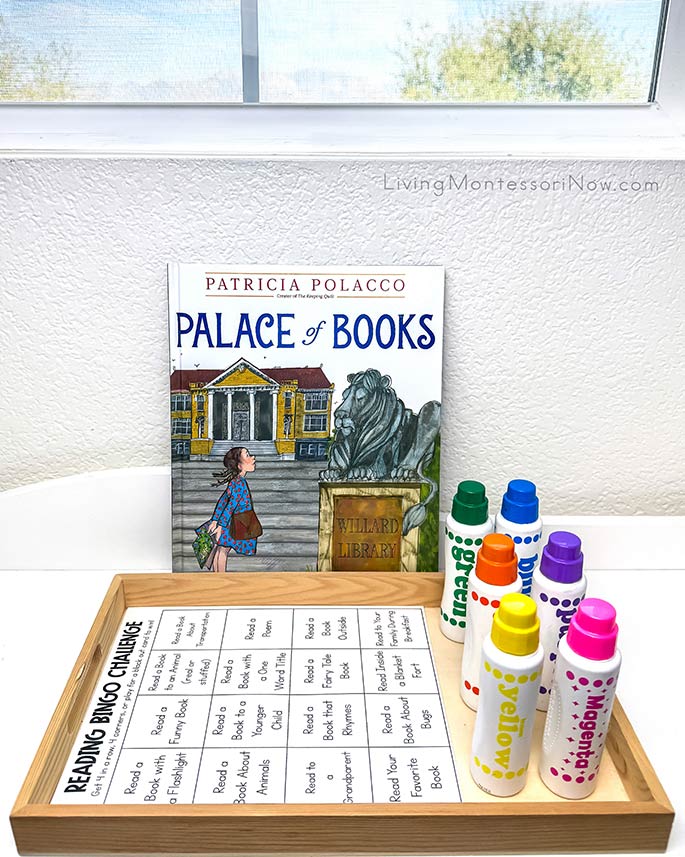 Palace of Books and Reading Challenge Bingo