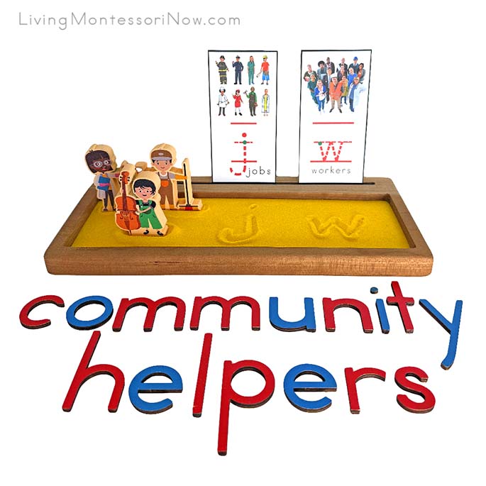 Sand Tray for a Community Helpers Theme Sand Tray for a Community Helpers Theme