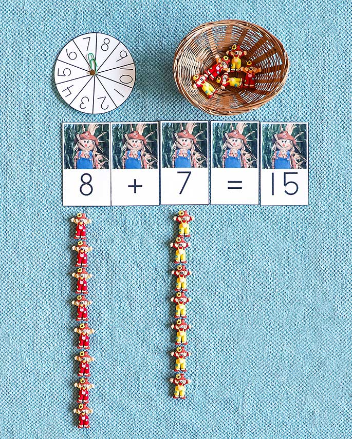 Scarecrow Addition Activity Scarecrow Addition Activity