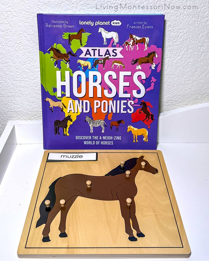Atlas of Horses and Ponies with Horse Puzzle and Labels Atlas of Horses and Ponies with Horse Puzzle and Labels