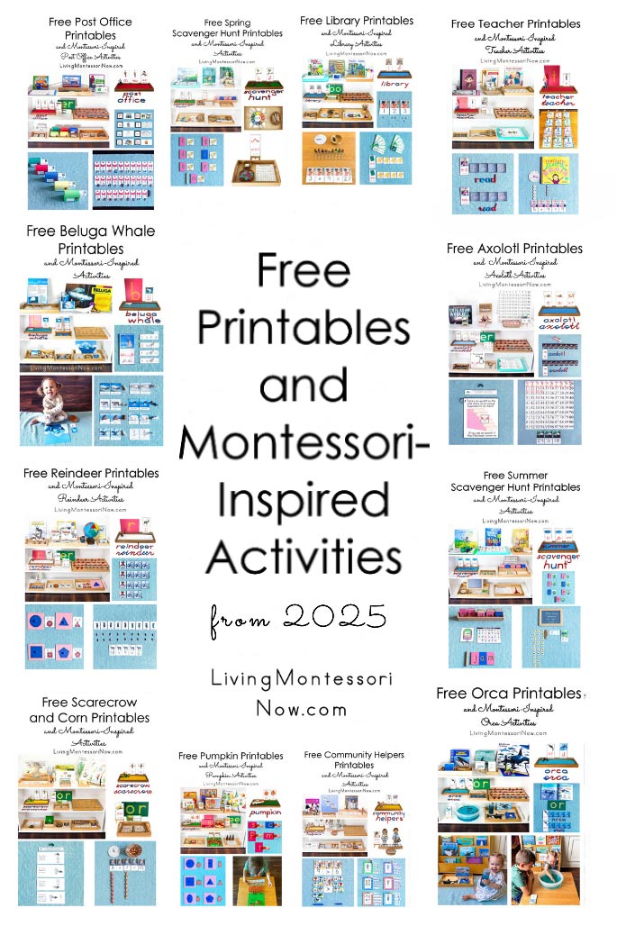 Free Printables and Montessori-Inspired Activities from 2025 Free Printables and Montessori-Inspired Activities from 2025