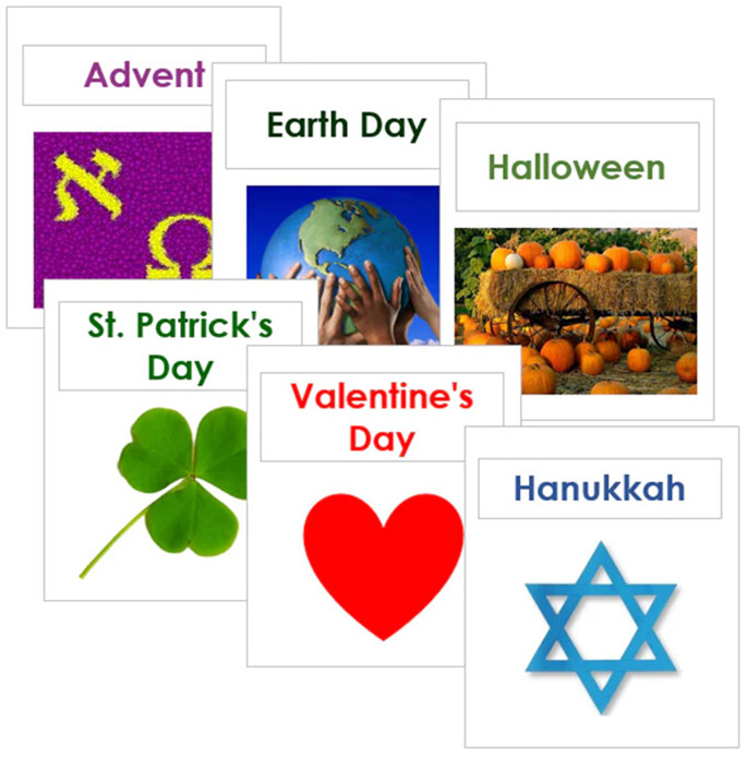 From the Montessori Print Shop Holidays and Celebrations Bundle From the Montessori Print Shop Holidays and Celebrations Bundle