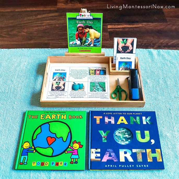 Earth Day Books and Montessori Print Shop Celebration Printables Earth Day Books and Montessori Print Shop Celebration Printables