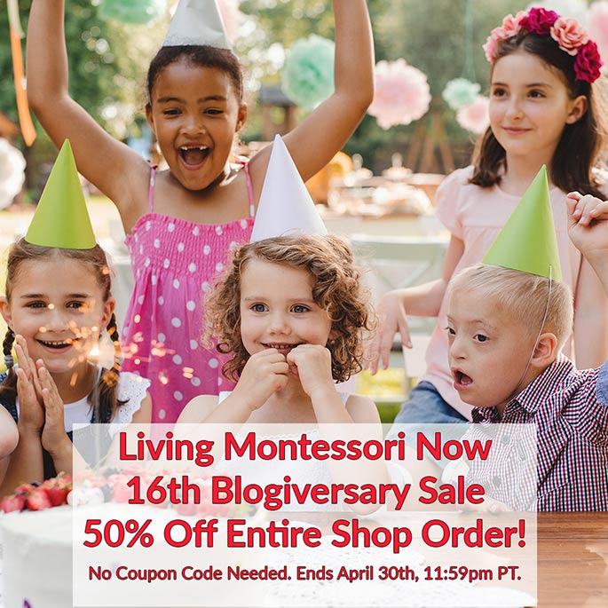 16th Blogiversary Sale - everything 50% off (no coupon code needed) through April 30!