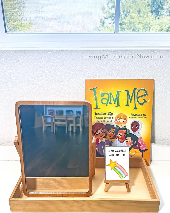 I Am Me Book with Mirror and Affirmation Cards I Am Me Book with Mirror and Affirmation Cards