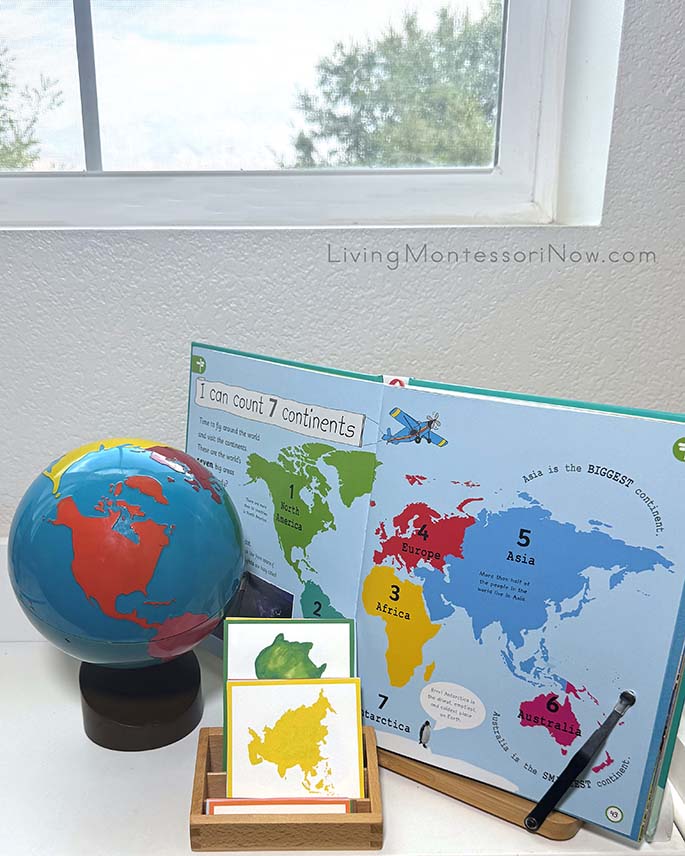 Continents Globe, 3-Part Cards, and Pages in My Encyclopedia of Very Important Things Continents Globe, 3-Part Cards, and Pages in My Encyclopedia of Very Important Things