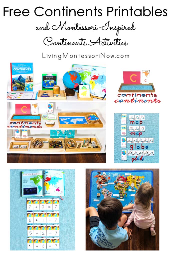 Free Continents Printables and Montessori-Inspired Continents Activities Free Continents Printables and Montessori-Inspired Continents Activities