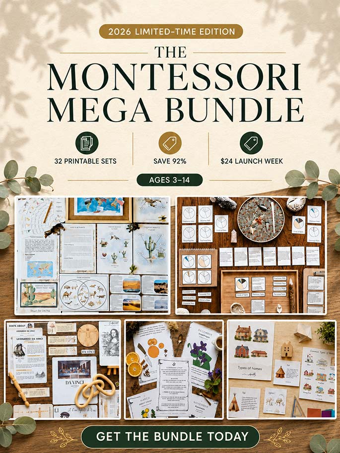 Montessori Mega Bundle 92% Off!
