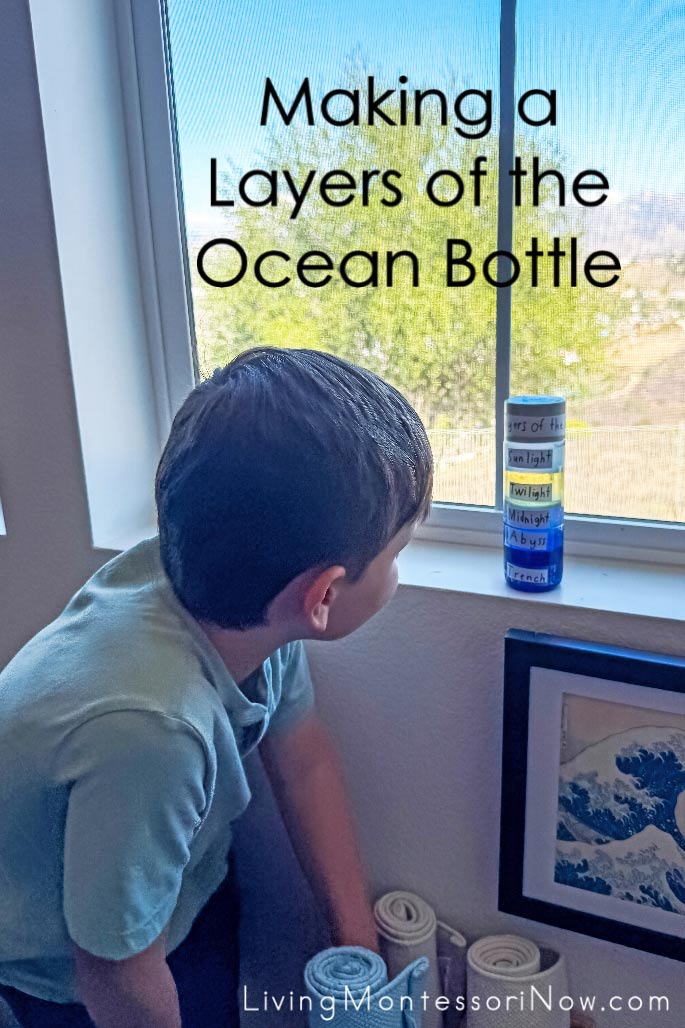 Making a Layers of the Ocean Bottle Making a Layers of the Ocean Bottle